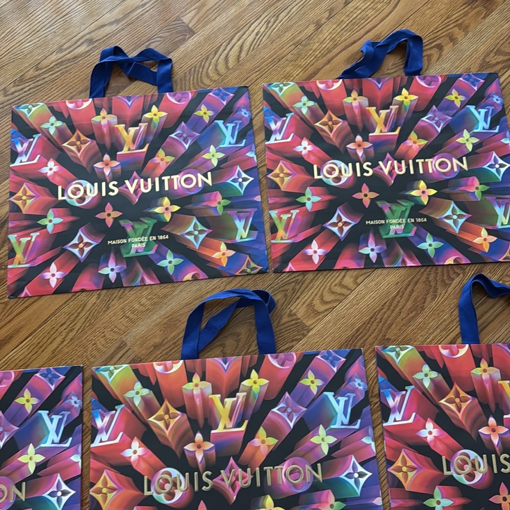 Louis Vuitton Holiday Shopping Bag lot of 4